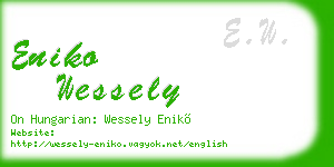 eniko wessely business card